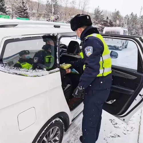 暴雪中閃耀的警徽 民警化身“代駕”護航風雪歸途